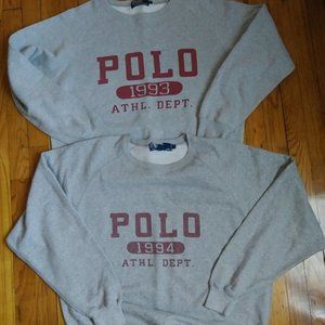 1993 & 1994 POLO ATHL. DEPT. Sweatshirt